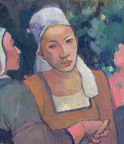 Breton Peasants (detail) by Paul Gauguin